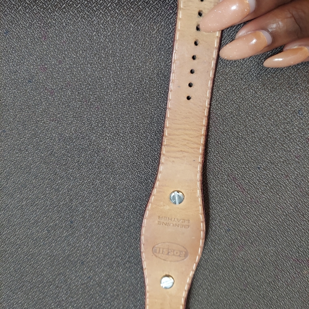 Red Fossil Watch - image 2